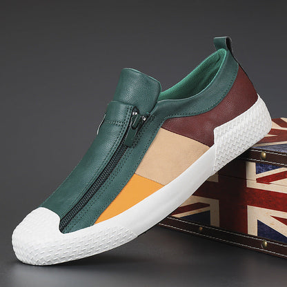 Claude Monet Italian Leather Trainers