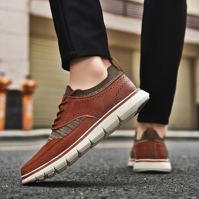 Bryan Leather Trainers