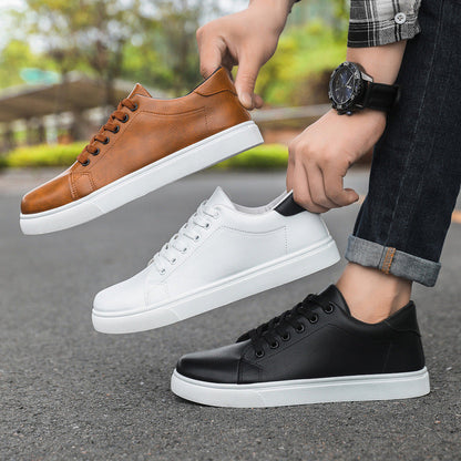 Enzo Leather Trainers