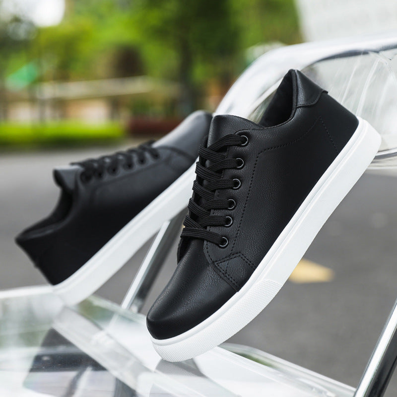 Enzo Leather Trainers