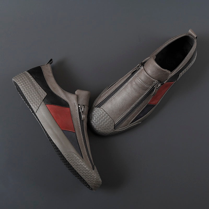 Claude Monet Italian Leather Trainers