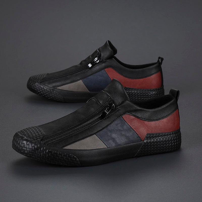 Claude Monet Italian Leather Trainers