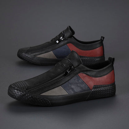 Claude Monet Italian Leather Trainers