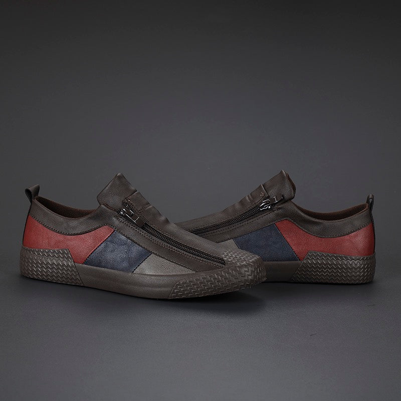 Claude Monet Italian Leather Trainers