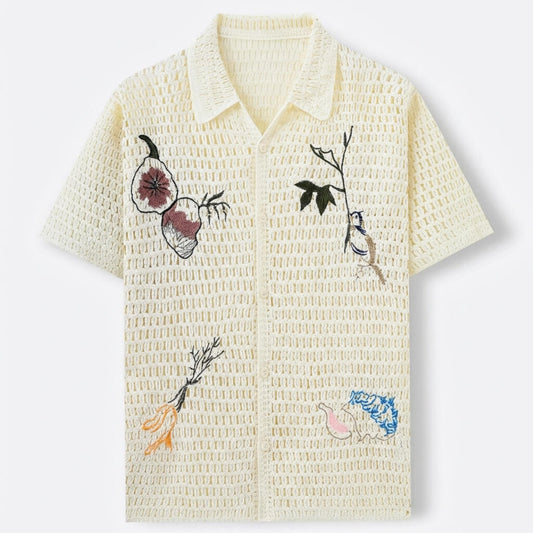 Capri Crochet Polo