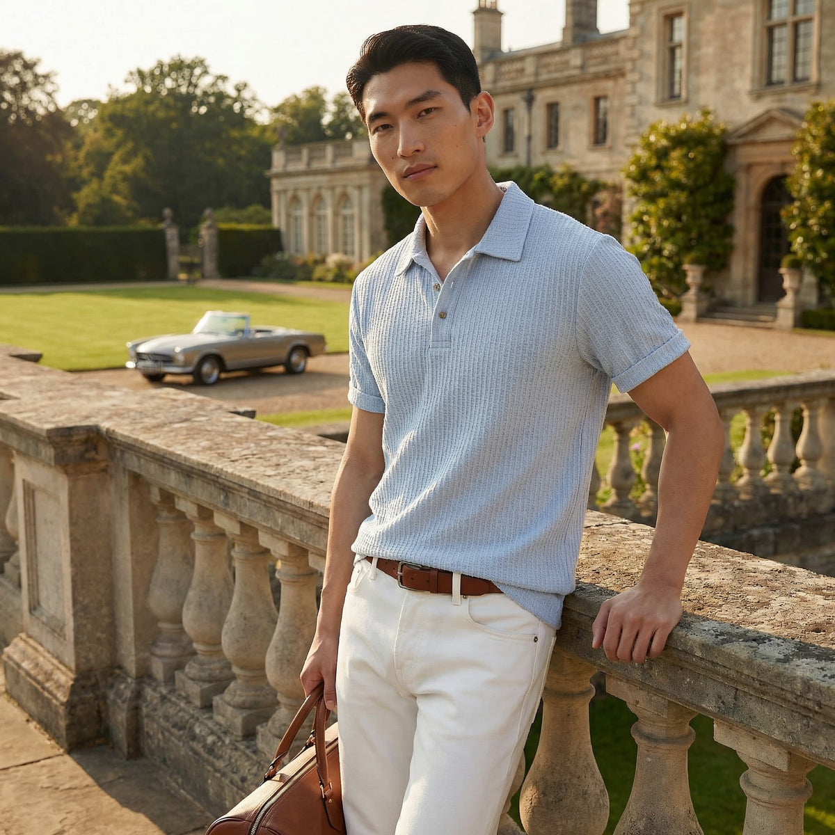 Lido Waffle Knit Polo