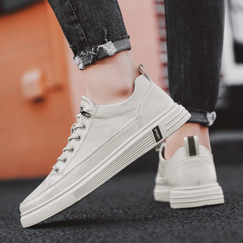 Urban London Italian Leather Trainers