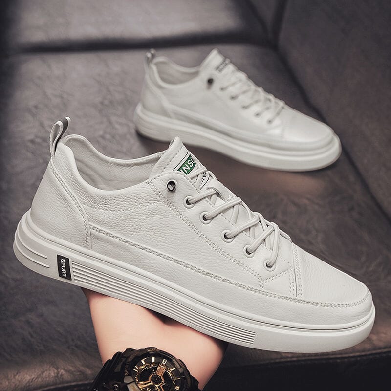 Urban London Italian Leather Trainers